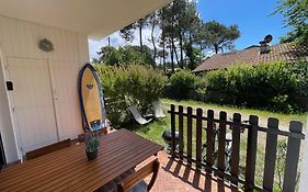 Appartement Avec Chambre, Terrasse Et Jardinet Proche Plage, Foret Pins, Piste Cyclable, Lac